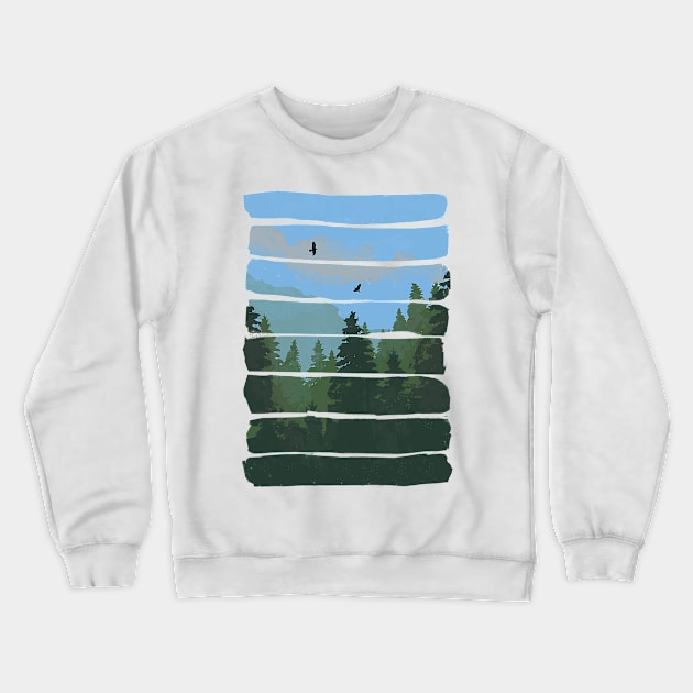 Summer Wilderness Crewneck Sweatshirt by Area31Studios